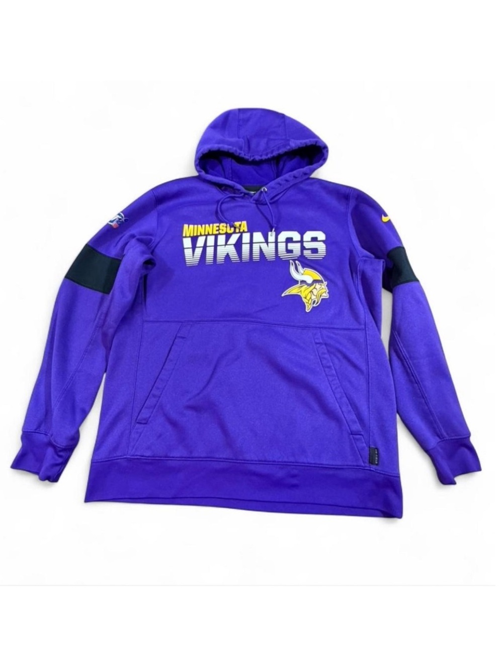 Nike Dri-FIT Minnesota Vikings Hoodie NFL 100 On Field Purple Size L